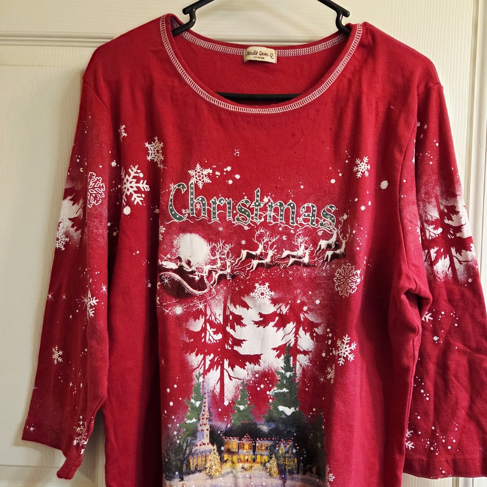 Vintage Christmas Long Sleeve Tee